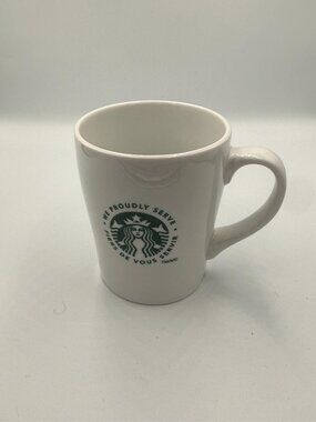 Starbucks Siren Canadian Bilingual 'We Proudly Serve'  Mug